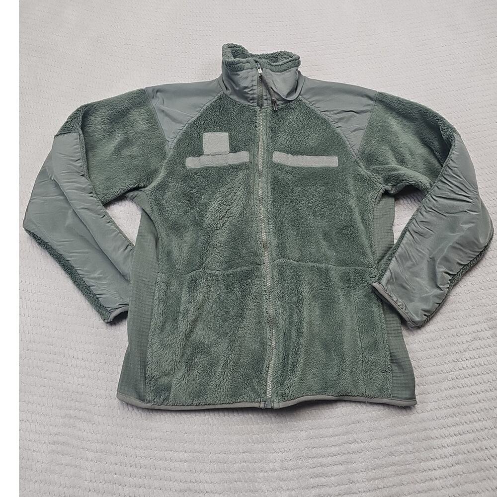 Men's Sage Green Sherpa Fleece Jacket